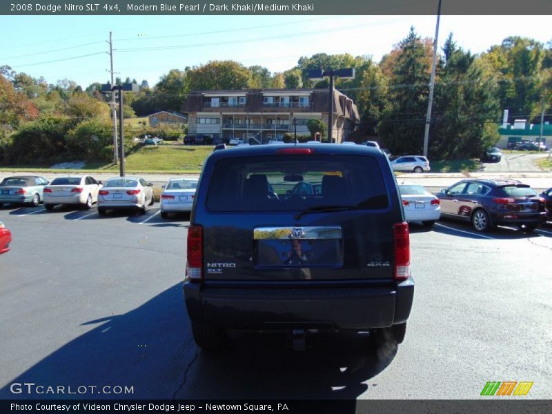 Modern Blue Pearl / Dark Khaki/Medium Khaki 2008 Dodge Nitro SLT 4x4