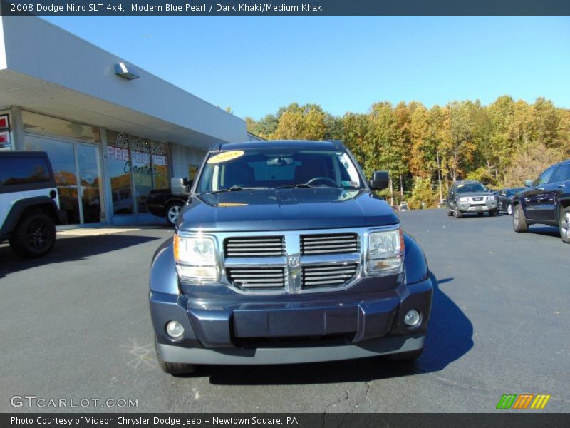Modern Blue Pearl / Dark Khaki/Medium Khaki 2008 Dodge Nitro SLT 4x4