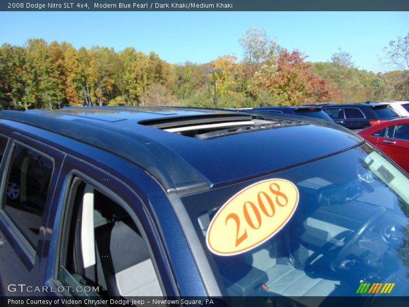 Modern Blue Pearl / Dark Khaki/Medium Khaki 2008 Dodge Nitro SLT 4x4