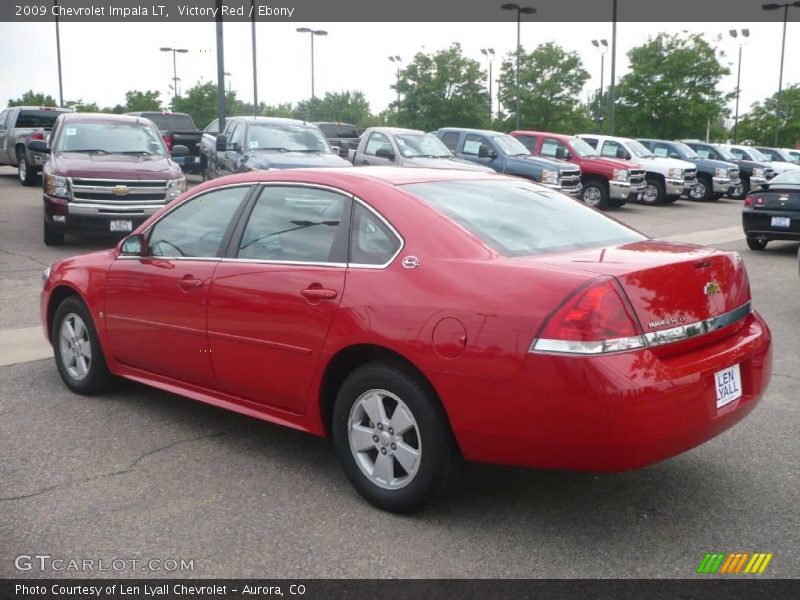 Victory Red / Ebony 2009 Chevrolet Impala LT