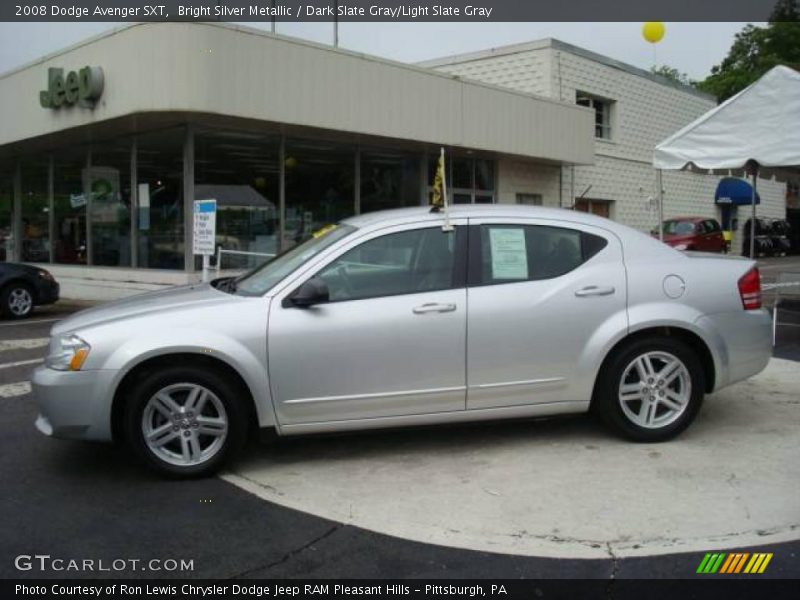 Bright Silver Metallic / Dark Slate Gray/Light Slate Gray 2008 Dodge Avenger SXT