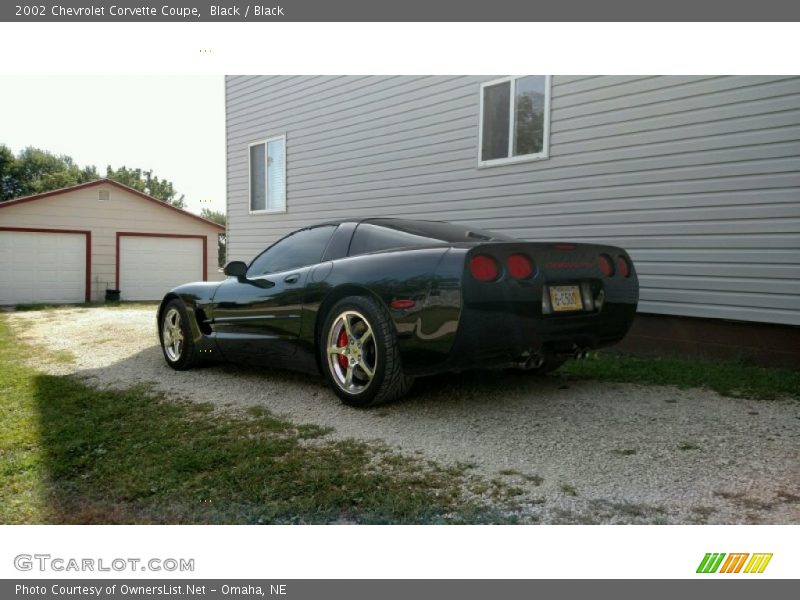 Black / Black 2002 Chevrolet Corvette Coupe