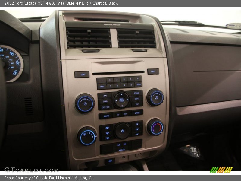 Steel Blue Metallic / Charcoal Black 2012 Ford Escape XLT 4WD