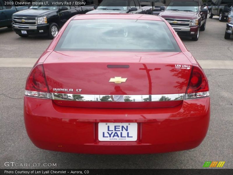 Victory Red / Ebony 2009 Chevrolet Impala LT