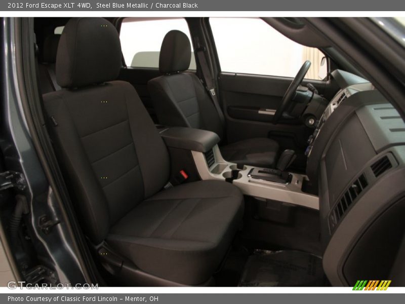 Steel Blue Metallic / Charcoal Black 2012 Ford Escape XLT 4WD