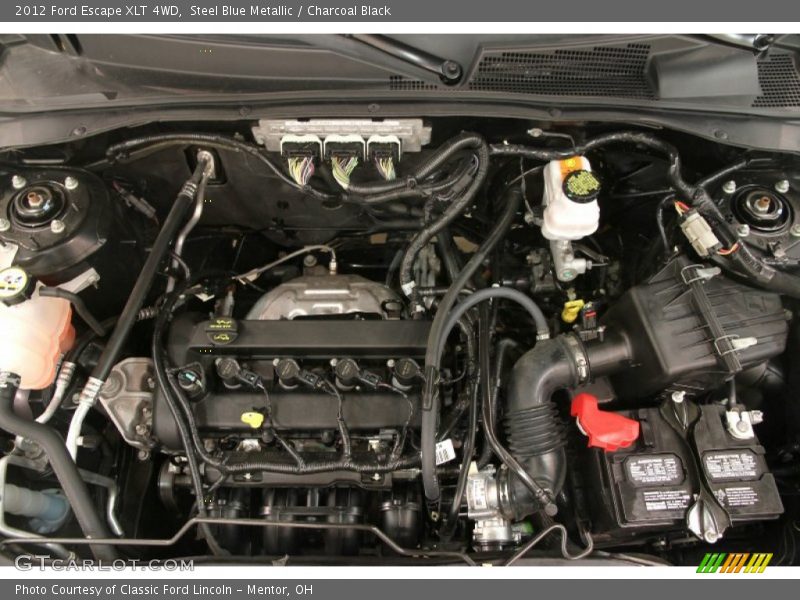 Steel Blue Metallic / Charcoal Black 2012 Ford Escape XLT 4WD