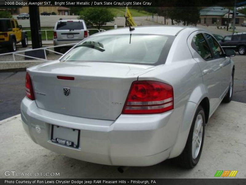 Bright Silver Metallic / Dark Slate Gray/Light Slate Gray 2008 Dodge Avenger SXT