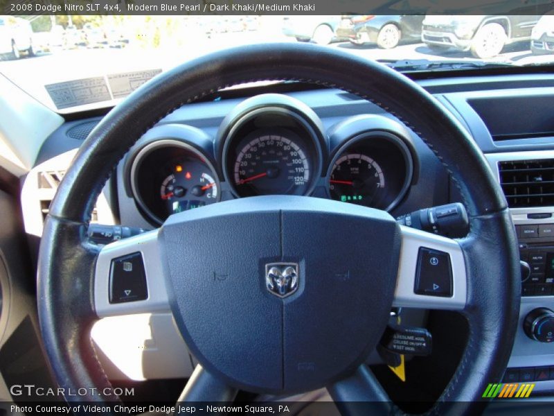 Modern Blue Pearl / Dark Khaki/Medium Khaki 2008 Dodge Nitro SLT 4x4
