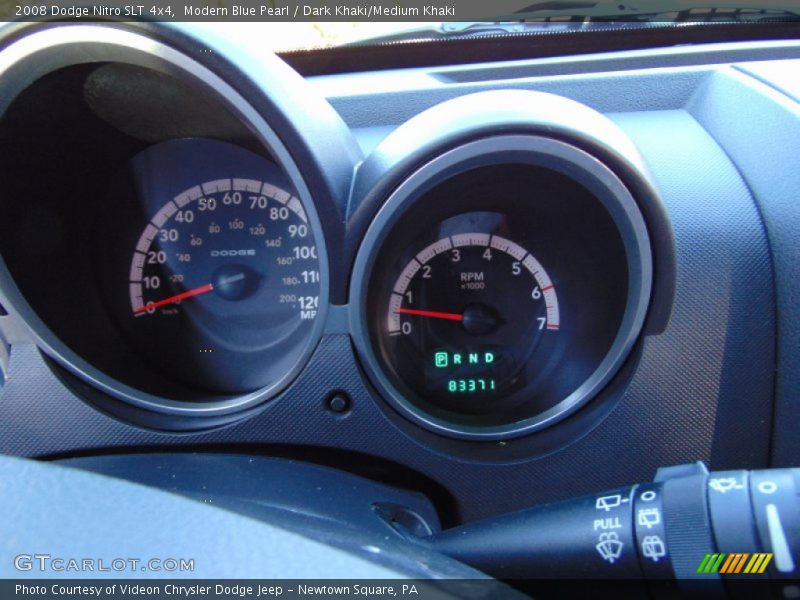 Modern Blue Pearl / Dark Khaki/Medium Khaki 2008 Dodge Nitro SLT 4x4