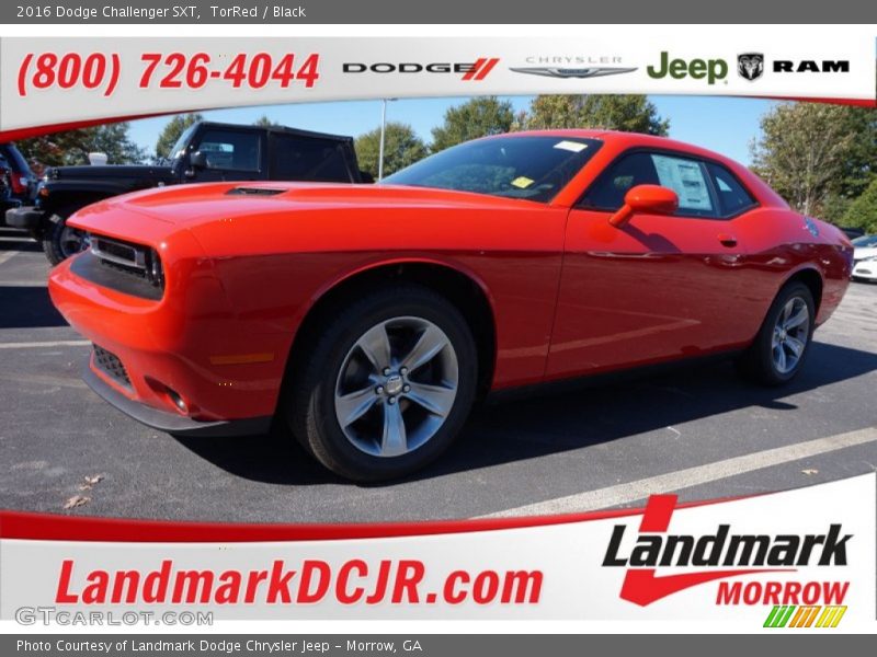 TorRed / Black 2016 Dodge Challenger SXT