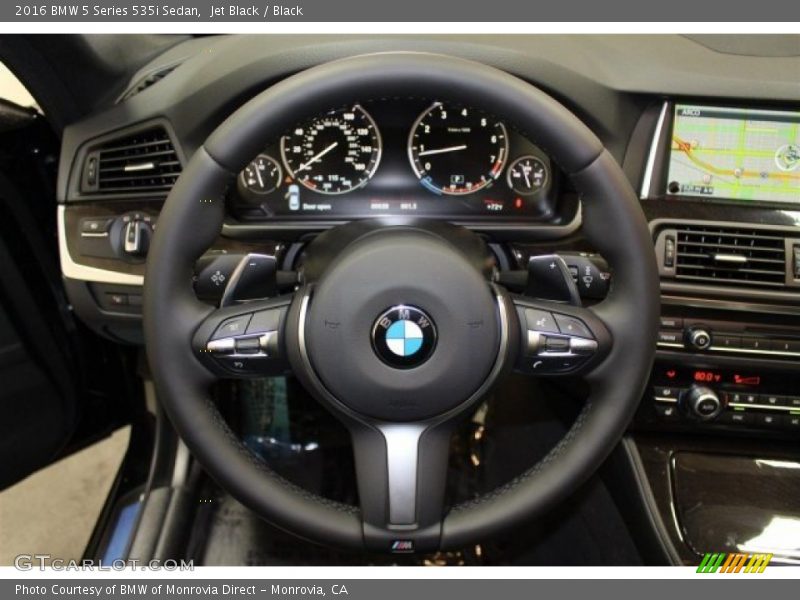 Jet Black / Black 2016 BMW 5 Series 535i Sedan