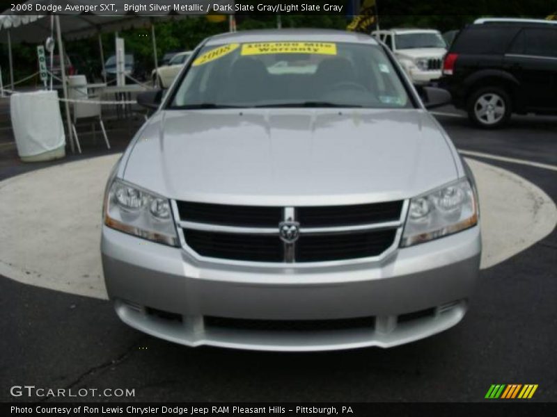 Bright Silver Metallic / Dark Slate Gray/Light Slate Gray 2008 Dodge Avenger SXT