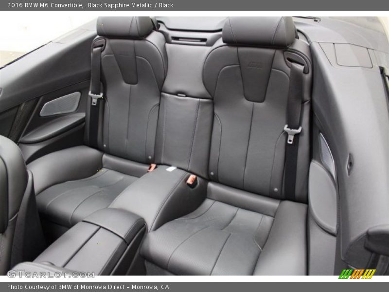 Rear Seat of 2016 M6 Convertible