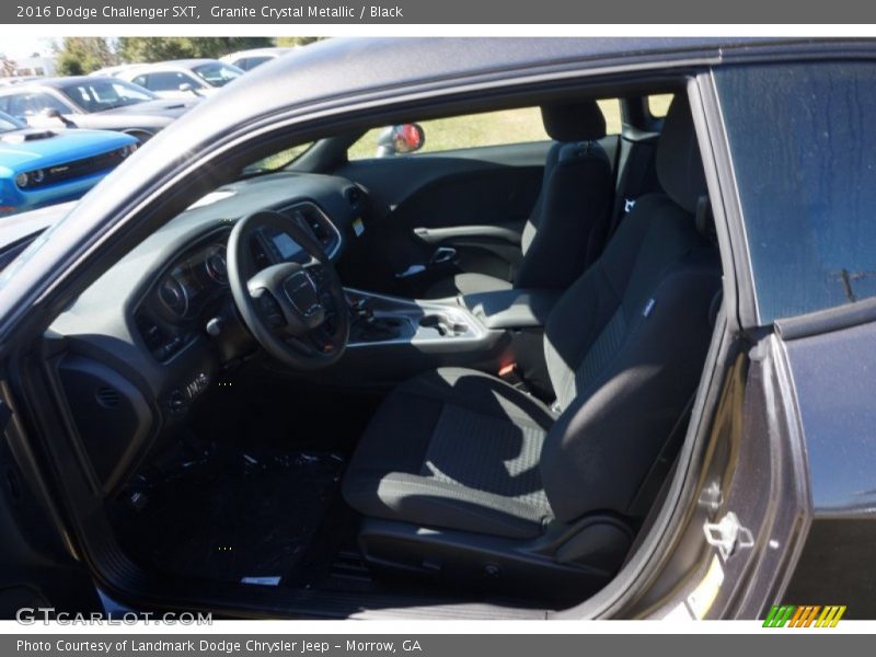 Granite Crystal Metallic / Black 2016 Dodge Challenger SXT