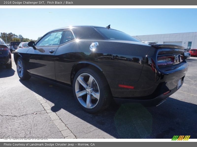 Pitch Black / Black 2016 Dodge Challenger SXT