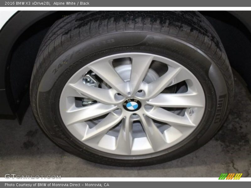 Alpine White / Black 2016 BMW X3 xDrive28i
