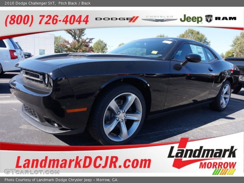 Pitch Black / Black 2016 Dodge Challenger SXT
