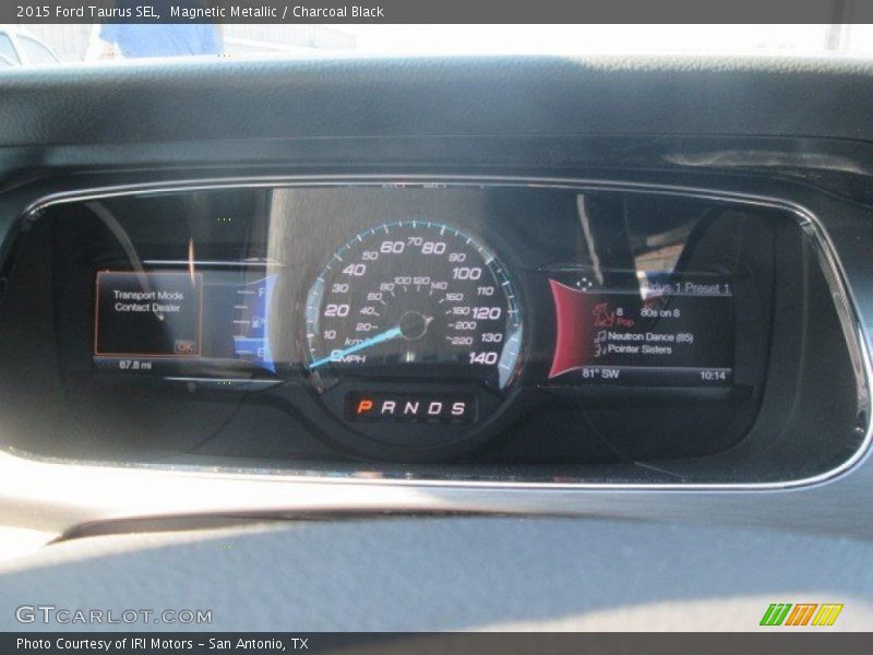 Magnetic Metallic / Charcoal Black 2015 Ford Taurus SEL