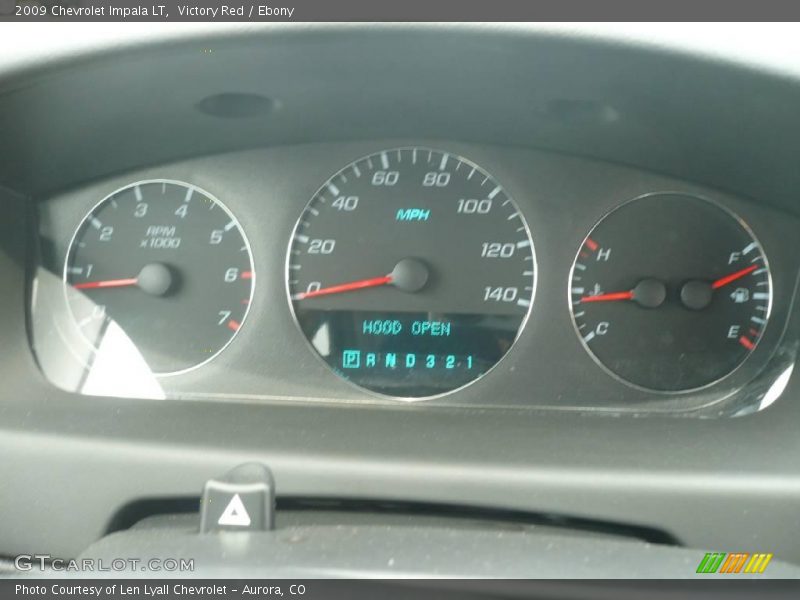 Victory Red / Ebony 2009 Chevrolet Impala LT