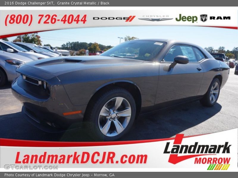 Granite Crystal Metallic / Black 2016 Dodge Challenger SXT