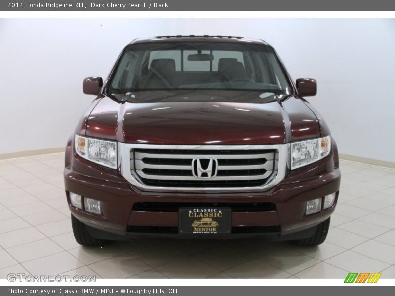 Dark Cherry Pearl II / Black 2012 Honda Ridgeline RTL