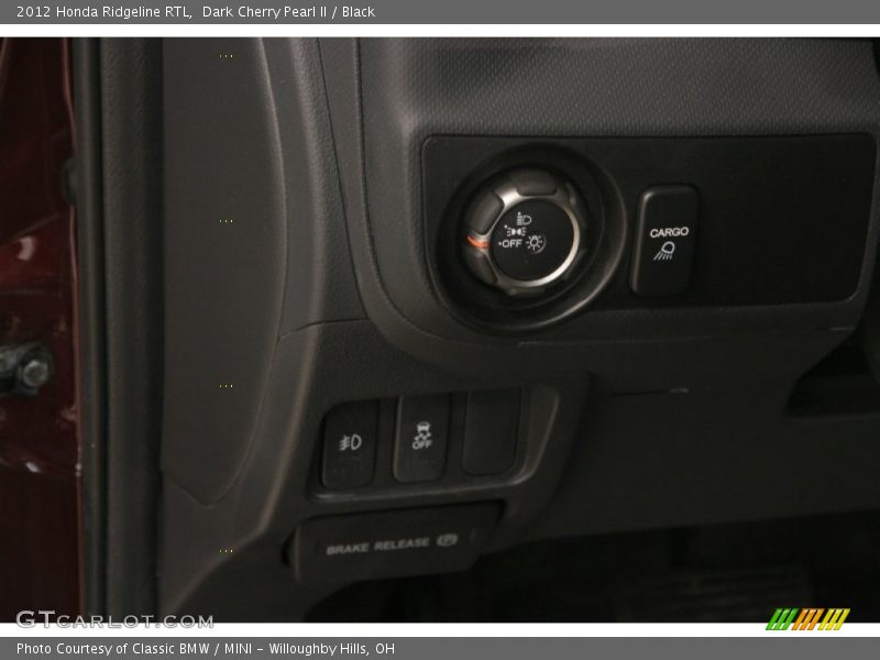 Dark Cherry Pearl II / Black 2012 Honda Ridgeline RTL