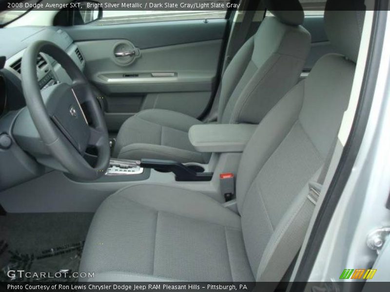 Bright Silver Metallic / Dark Slate Gray/Light Slate Gray 2008 Dodge Avenger SXT