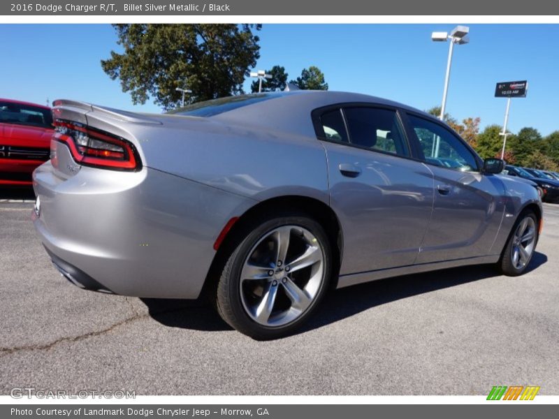 Billet Silver Metallic / Black 2016 Dodge Charger R/T