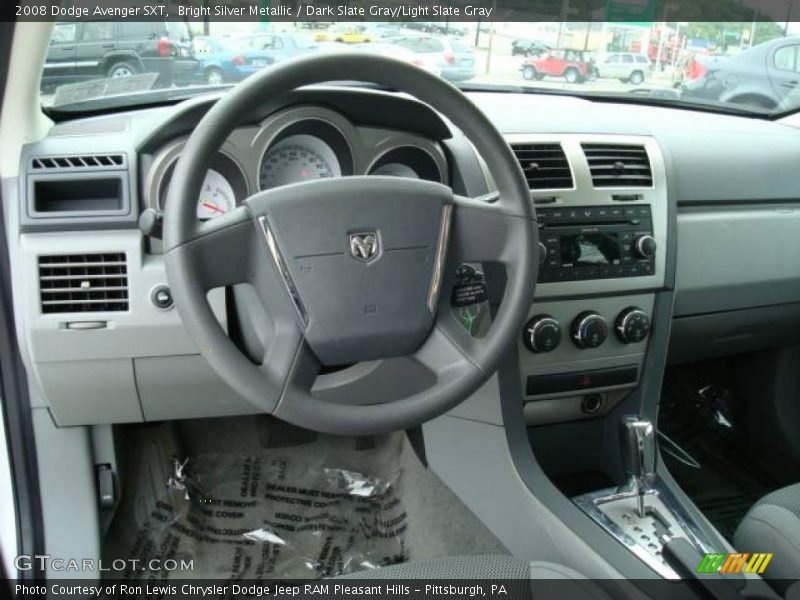 Bright Silver Metallic / Dark Slate Gray/Light Slate Gray 2008 Dodge Avenger SXT