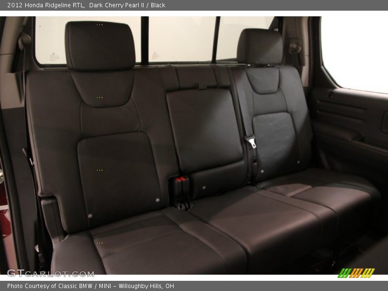 Rear Seat of 2012 Ridgeline RTL