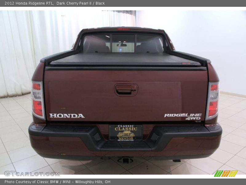 Dark Cherry Pearl II / Black 2012 Honda Ridgeline RTL