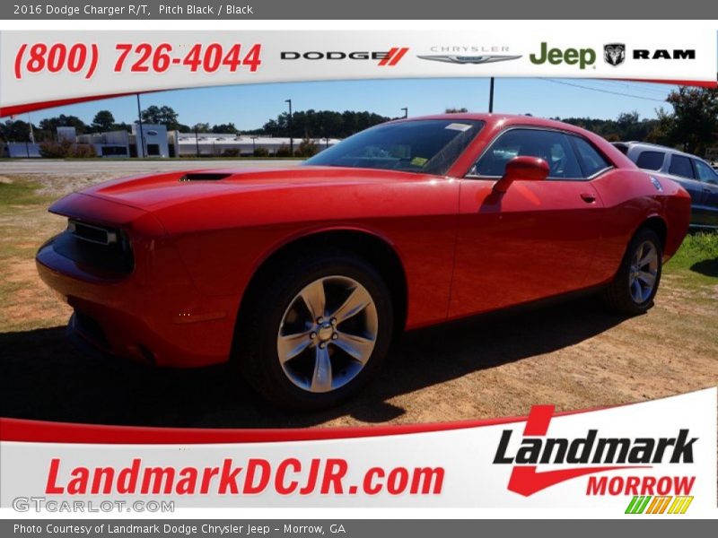 Pitch Black / Black 2016 Dodge Charger R/T