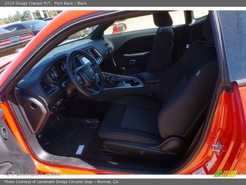 Pitch Black / Black 2016 Dodge Charger R/T