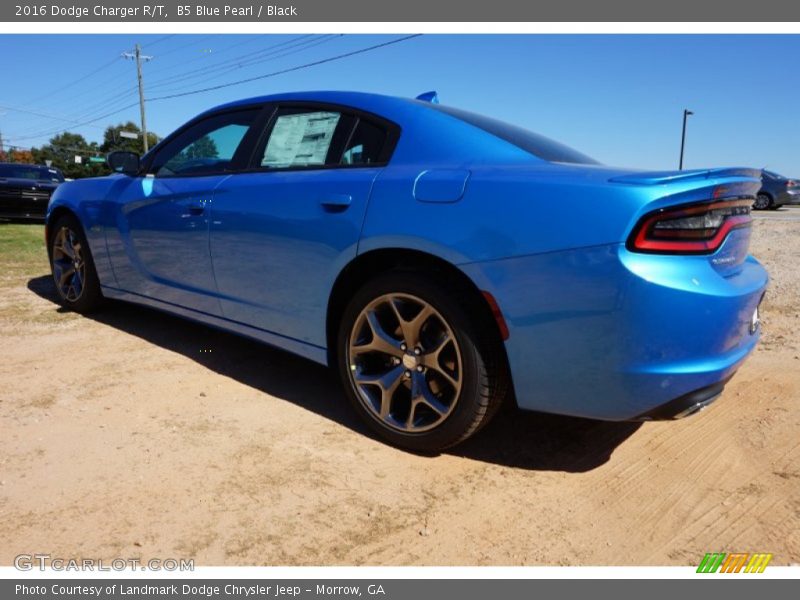 B5 Blue Pearl / Black 2016 Dodge Charger R/T