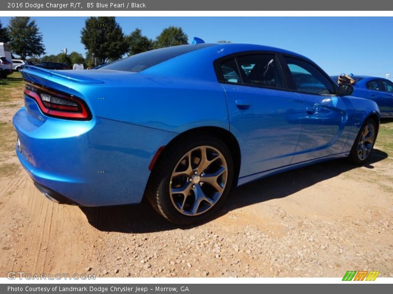 B5 Blue Pearl / Black 2016 Dodge Charger R/T