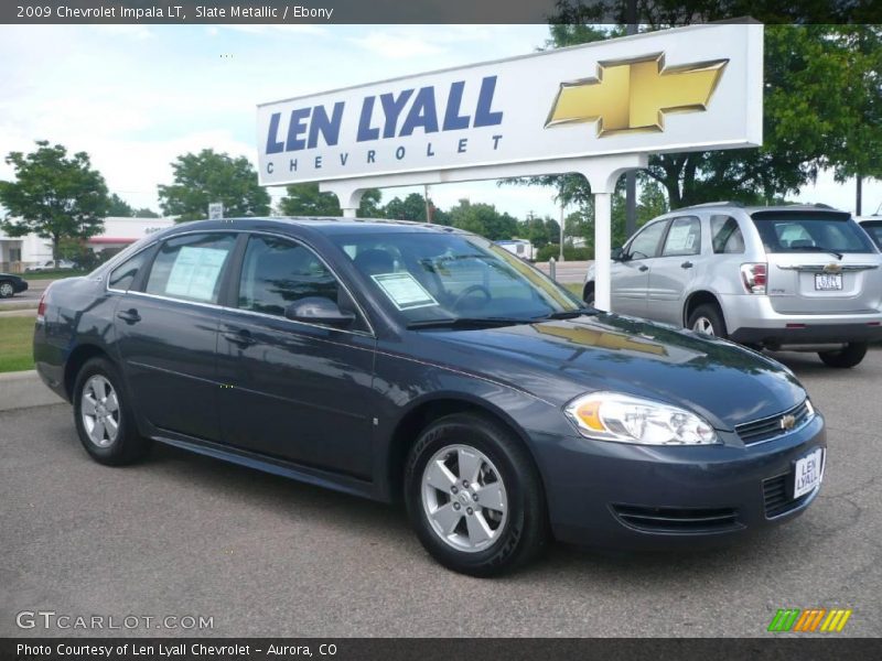 Slate Metallic / Ebony 2009 Chevrolet Impala LT