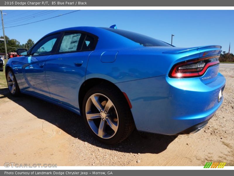 B5 Blue Pearl / Black 2016 Dodge Charger R/T