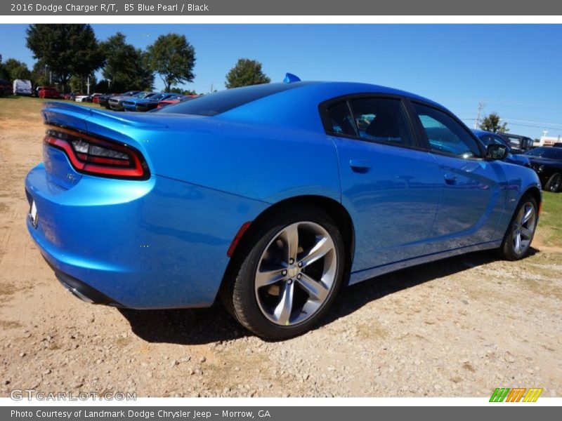 B5 Blue Pearl / Black 2016 Dodge Charger R/T