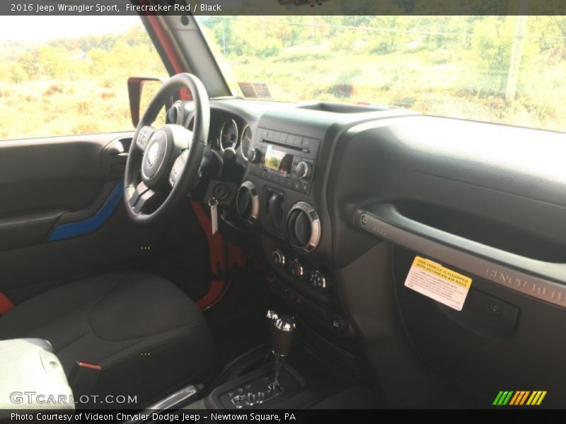 Firecracker Red / Black 2016 Jeep Wrangler Sport