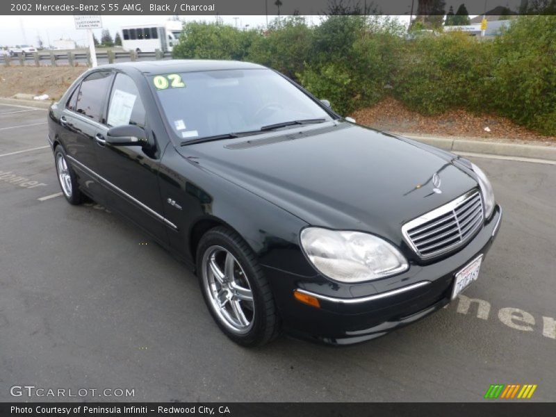 Black / Charcoal 2002 Mercedes-Benz S 55 AMG
