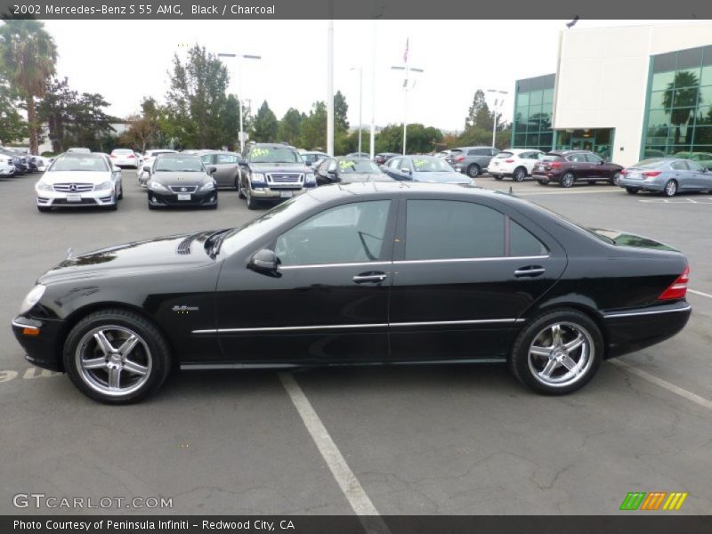 Black / Charcoal 2002 Mercedes-Benz S 55 AMG