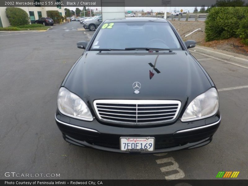 Black / Charcoal 2002 Mercedes-Benz S 55 AMG