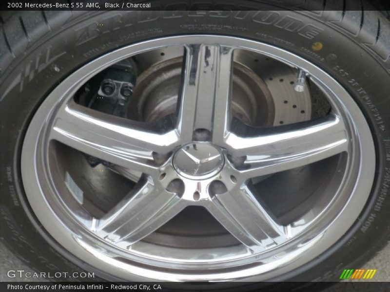 Black / Charcoal 2002 Mercedes-Benz S 55 AMG