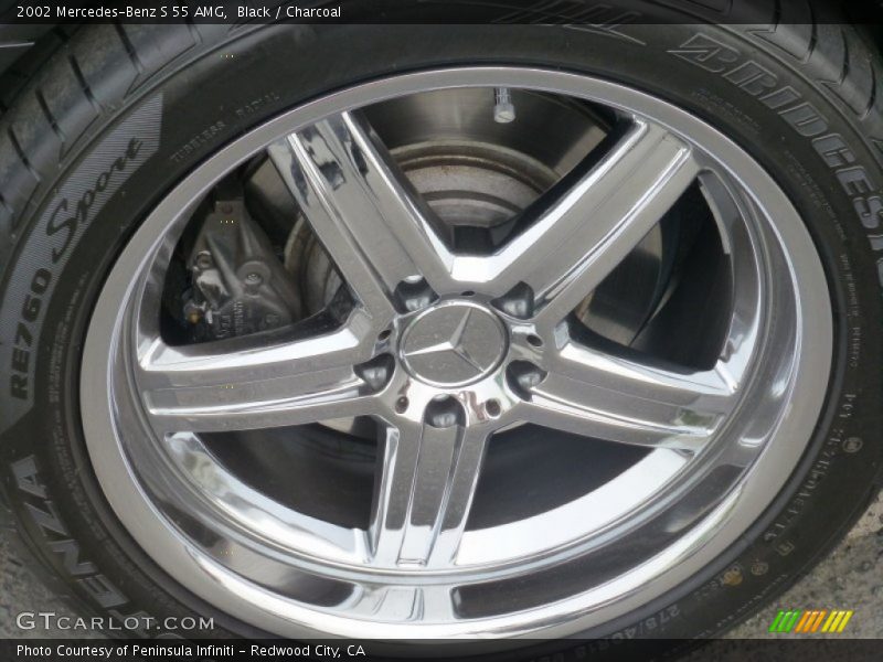 Black / Charcoal 2002 Mercedes-Benz S 55 AMG