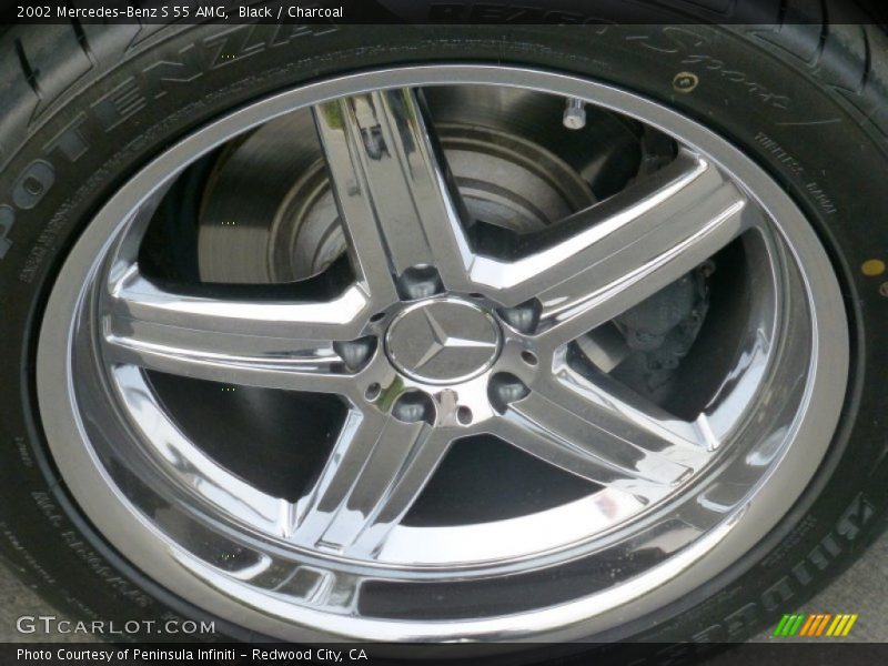 Black / Charcoal 2002 Mercedes-Benz S 55 AMG