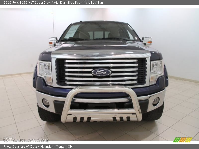 Dark Blue Pearl Metallic / Tan 2010 Ford F150 XLT SuperCrew 4x4