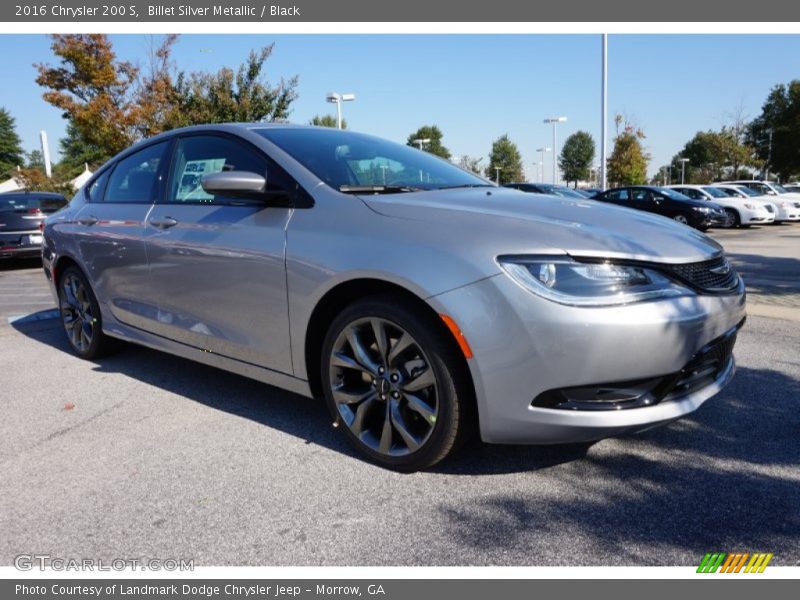 Billet Silver Metallic / Black 2016 Chrysler 200 S