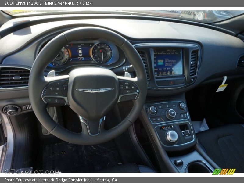 Billet Silver Metallic / Black 2016 Chrysler 200 S