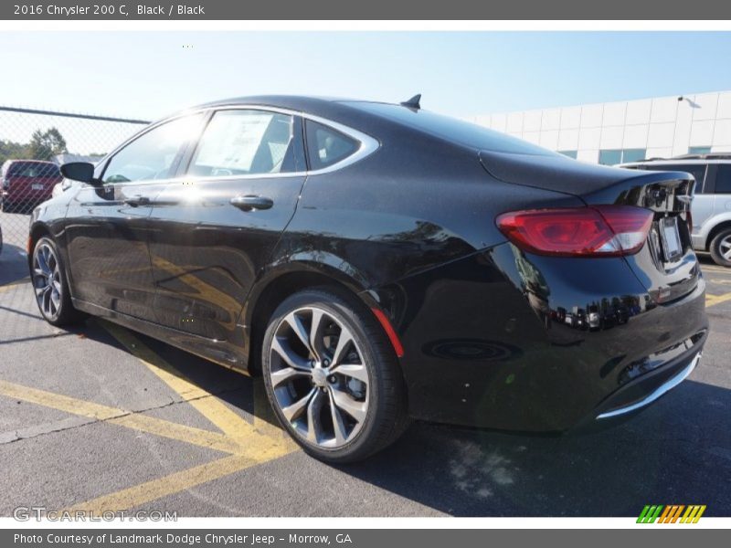 Black / Black 2016 Chrysler 200 C