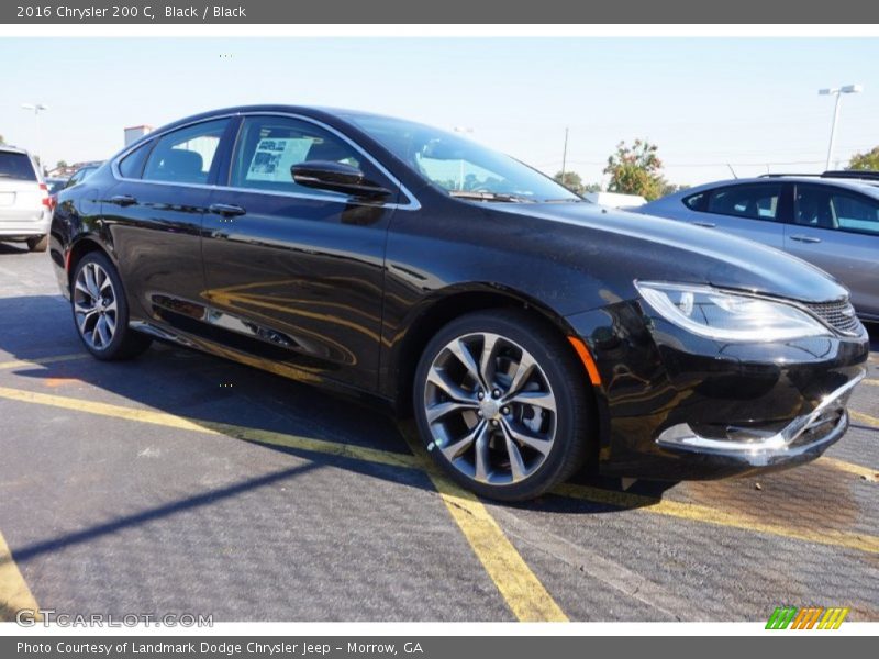 Black / Black 2016 Chrysler 200 C